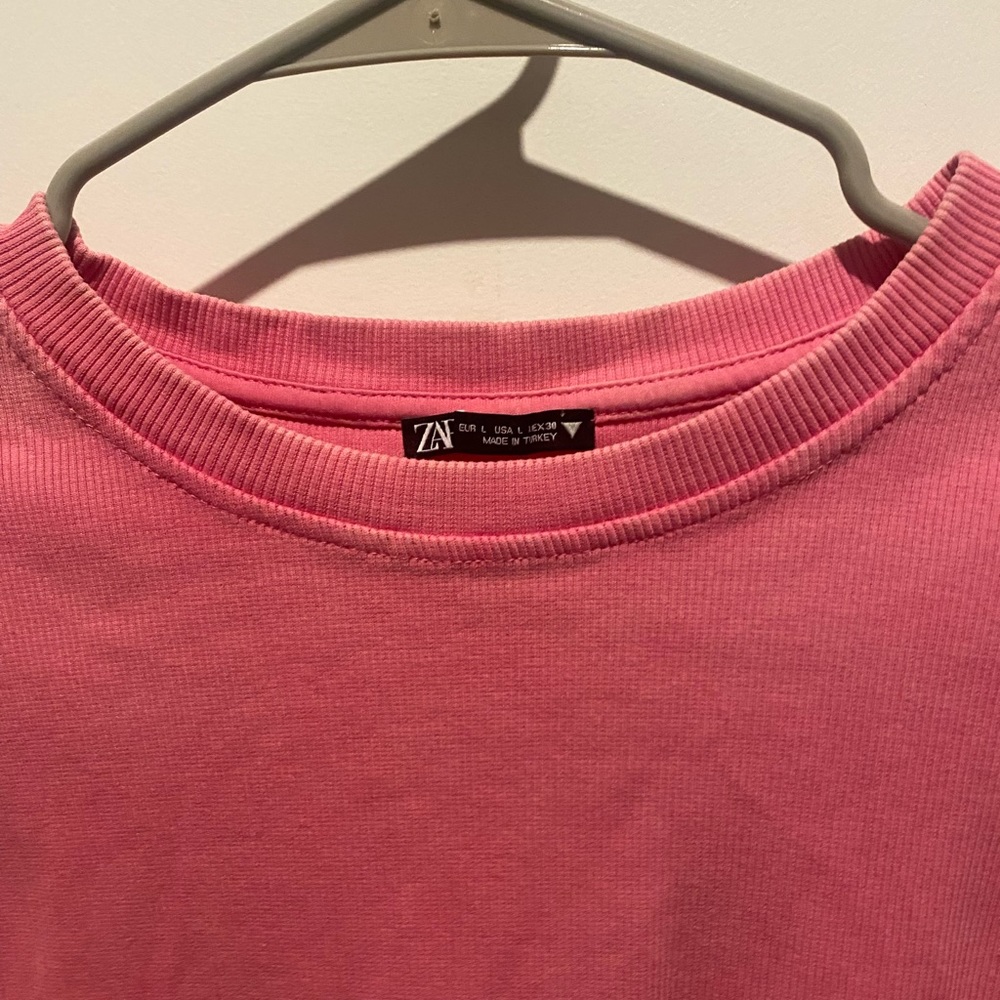 Pink Ruffle Zara Top - Picture 2 of 3